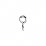 Roestvrij stalen (RVS) Stainless steel onderdelen schroefoogjes Silver