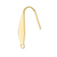Roestvrij stalen (RVS) Stainless steel onderdelen oorbellen / oorhanger met oogje Gold