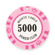 Statement hangers pokerchip Pink-white-black