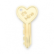 Statement hangers sleutel hart "It's mine" Gold