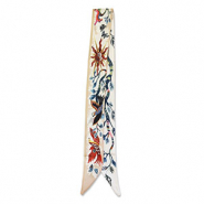 Bandana sjaal met dieren/takken Beige-sand beige