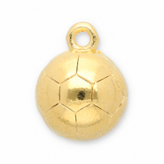 Bedels DQ metaal voetbal Goud (nikkelvrij)