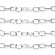 Aluminium onderdelen jasseron ankerketting Silver