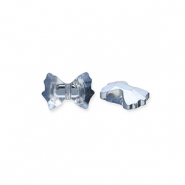 Fashion Facet kralen strik Blue-pearl shine coating