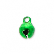 Bedels metaal belletjes 6mm Green
