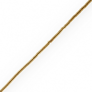 Hematite kralen rondellen Gold