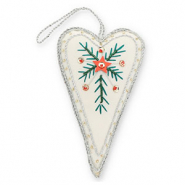 Trendy hangers hart White-green-red-silver