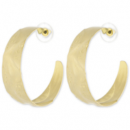 Trendy oorbellen / oorstekers Gold