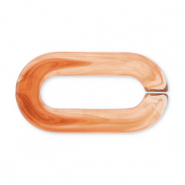 Acrylic chain 20mm losse schakels Orange