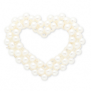 Statement hangers open hart White