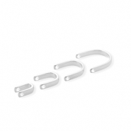 Bedels DQ&reg; metaal boog set van 4 Antiek zilver (nikkelvrij)