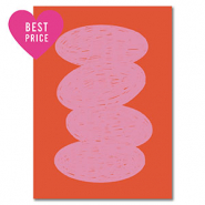 BY31® Sieraden kaartjes ovaal Red-light pink