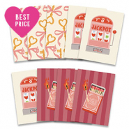 BY31® Sieraden kaartjes assorti valentijn Multicolour