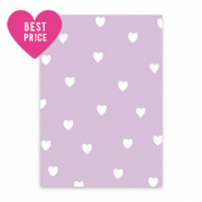 Sieraden kaartjes hartjes Lilac