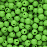10 mm DQ acryl kralen shiny Vibrant green 16-6339 TCX
