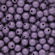 10 mm DQ acryl kralen shiny Purple haze 18-3718 TCX