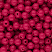 10 mm DQ acryl kralen shiny Fuchsia 17-2031 TCX