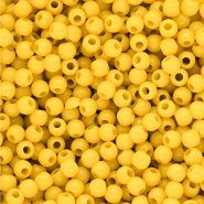 6 mm DQ acryl kralen shiny Vibrant yellow 13-0858 TCX