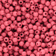 4 mm DQ acryl kralen shiny Pink lemonade 16-1735 TCX