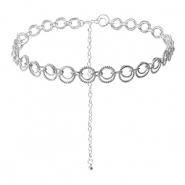 Heupkettingen dubbele ring Silver