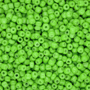 Glaskralen Rocailles 8/0 (3mm) Green