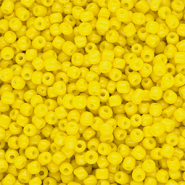 Glaskralen Rocailles 8/0 (3mm) Yellow