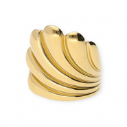 Roestvrij stalen (RVS) Stainless steel ringen Gold