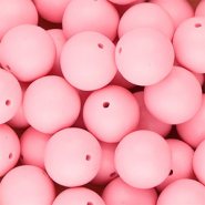 Siliconen kralen 18mm rond Pink