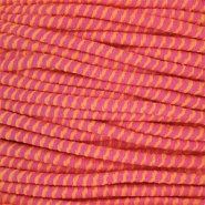 Gekleurd elastisch draad 2.3mm Dark pink-orange