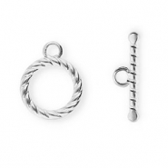 Roestvrij stalen (RVS) Stainless steel onderdelen kapittelslot Silver