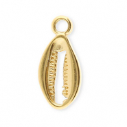 Roestvrij stalen (RVS) Stainless steel bedels kauri Gold