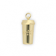 Brass TQ metaal bedels beker Gold