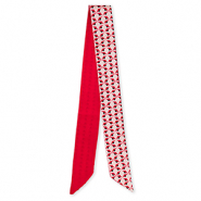 Bandana sjaal met ogen Light pink-red-black