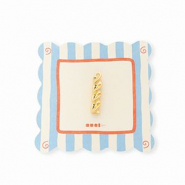 BY31&reg; Eco-brass metaal bedels fusilli pasta Gold