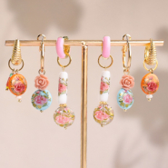 Inspiratiesets Get creative met glaskralen met bloemen