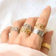 Inspiratiesets Maak je collectie compleet met onze roestvrij stalen ringen