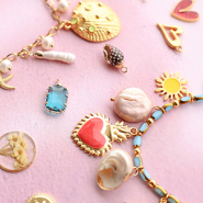 Inspiratiesets Creëer trendy kettingen met bedels DQ metaal met enamel