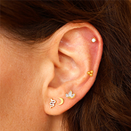 Nieuw BRAND NEW! Roestvrij stalen oorpiercings