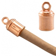 Metalen kralen DQ rosé goud Bekijk ook onze Designer Quality metalen eindkappen in rosé goud