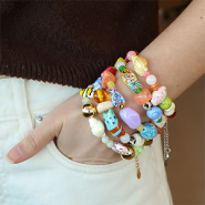 Inspiratiesets Sieraden maken met kleurrijke keramiek kralen