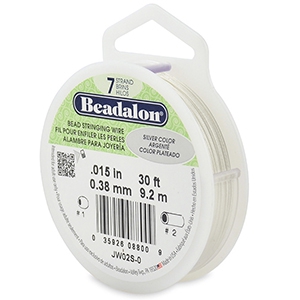 Beadalon Rijgdraad 7 draads 0.38mm Silver
