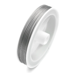 Gecoat draad 100meter Transparant-zilver