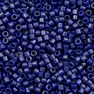 Miyuki kralen delica's 11/0 Duracoat opaque matte dyed cobalt blue