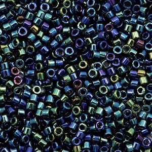 Miyuki kralen delica's 11/0 Metallic iris dark blue