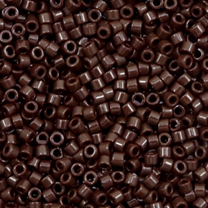 Miyuki kralen delica's 11/0 Opaque chocolate brown