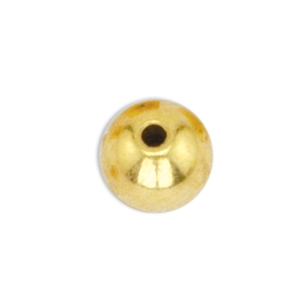 Beadalon memory wire eindkap 3mm Goud