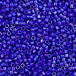 Miyuki kralen delica's 11/0 Opaque luster cobalt blue DB-216