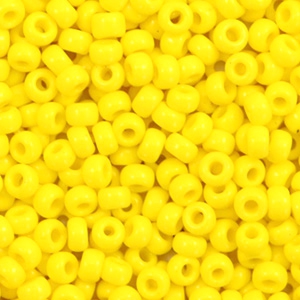 Miyuki rocailles 8/0 Opaque yellow 8-404
