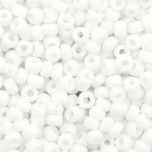 Miyuki rocailles 8/0 Opaque white 8-402