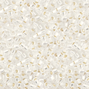 Miyuki rocailles 11/0 Silverlined crystal 11-1